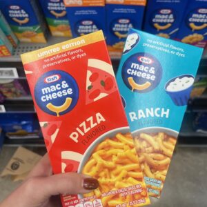 PIZZA AND RANCH MAC AND CHEESE